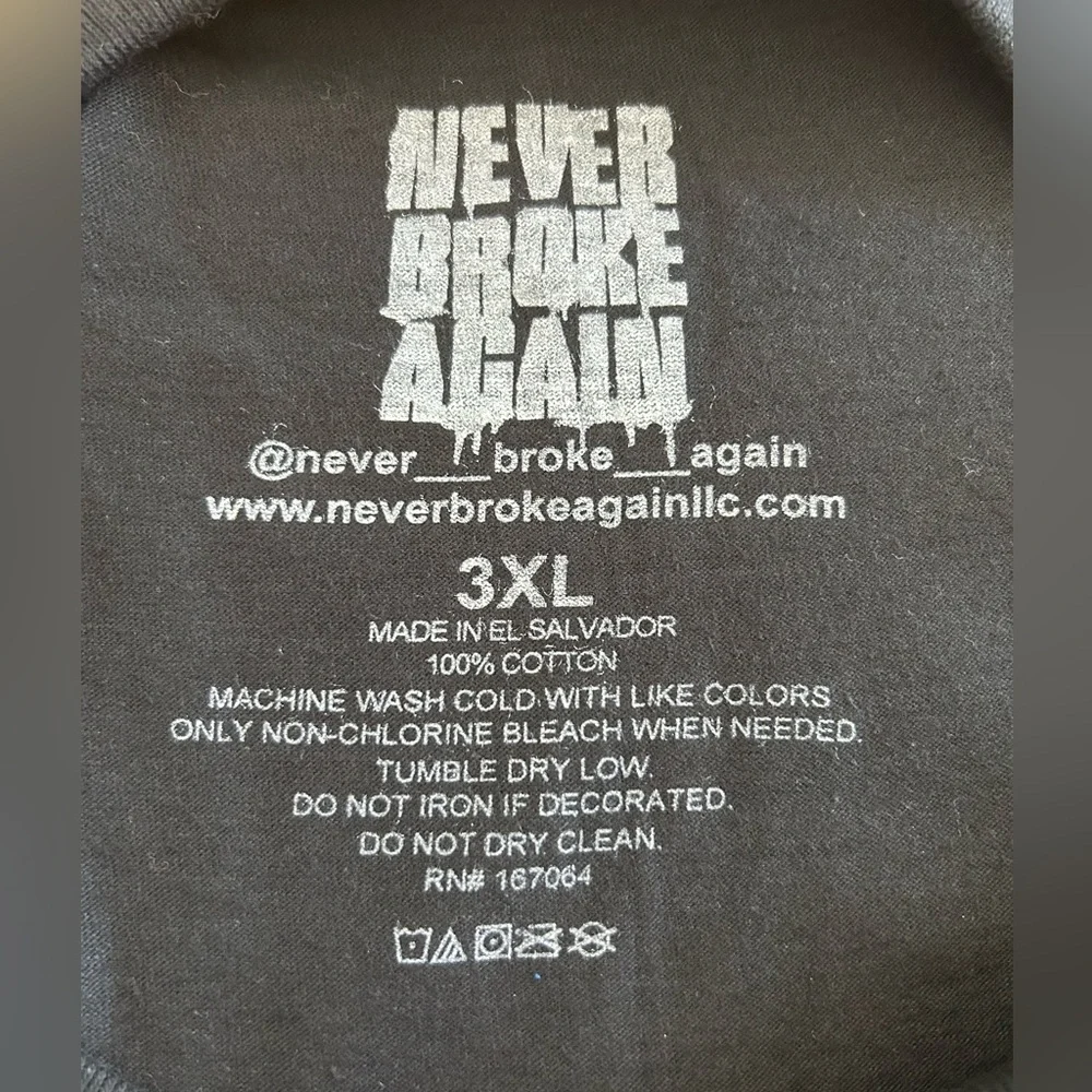 Black Graphic Tee - Never Broken Again